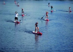 The BoatHouse Paddle Club in WaterColor Hosts Spring Break RUN/SUP Races