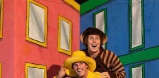 Dylan Van Slyke (curious George) And Cameron Gray (man In Yellow Hat)