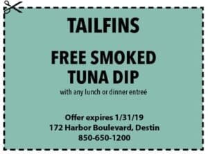 Tailfins Jan 2019 Coupons
