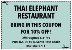 Thai January 2019 Coupons