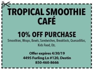 Tropical Smoothie April 2019