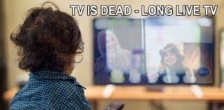 Young Indian Boy Watching Television