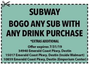 Subway July 2019