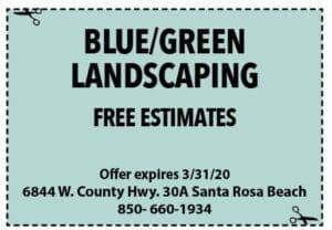 Sowal March 2020 Coupons Blue Green Landscape