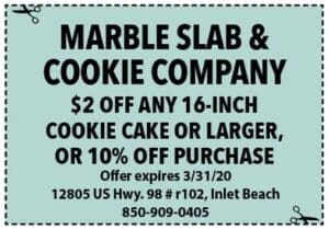 Sowal March 2020 Coupons Marble Slab