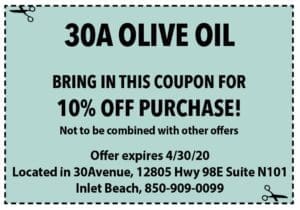 Sowal April 2020 Coupons 30a Olive