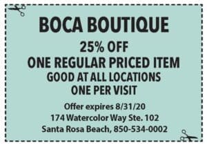 Sowal August 2020 Coupons Boca