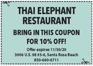 Sowal Nov 2020 Coupons Thai Elephant