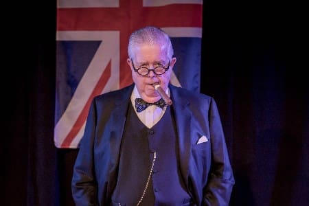 Bruce Collier As Winston Churchill