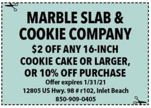 Sowal Jan 2021 Coupons Marble Slab