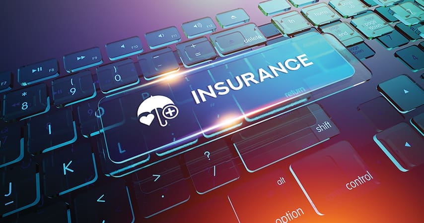 Insurance Button On Computer Keyboard