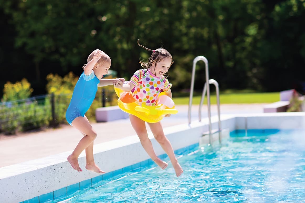 Eccac Girls Jumping In Pool Med Res