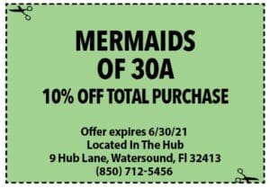 Sowal June 2021 Coupons Mermaids Of 30a