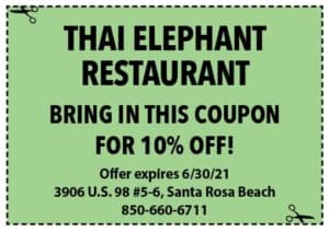 Sowal June 2021 Coupons Thai Elephant