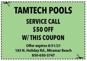 Sowal August 2021 Coupons Tamtech Pools