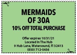 Coupons Sowal October 2021 Mermaids Of 30a
