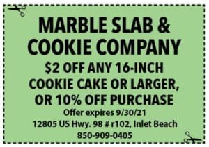 Sowal September 2021 Coupons Marble Slab