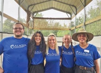 Alaqua Team, L R Chris Teboe, Andrea Diessner, Shelby Proie, Tyler Brown, Morgan Gentile