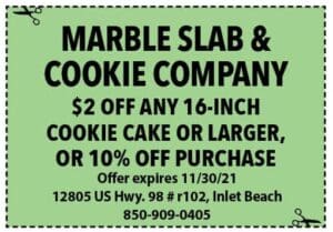 Sowal November 2021 Coupons Marble Slab