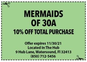 Sowal November 2021 Coupons Mermaids Of 30a