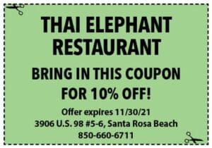 Sowal November 2021 Coupons Thai Elephant