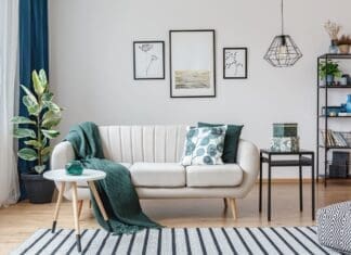 Posters In Cozy Apartment Interior