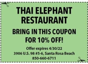 Sowal 2022 April Coupons Thai Elephant