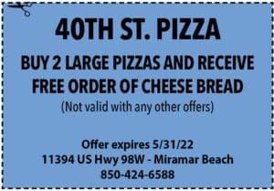 Sowal Life 2022 May Coupons 40th St Pizza