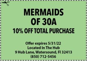 Sowal Life 2022 May Coupons Mermaids Of 30a