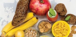 Assortment Of Products Rich Of Carbohydrates