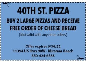 Sowal Life 2022 June Coupons 40th St Pizza