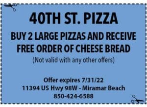 Sowal Life 2022 July Coupons 40th St Pizza