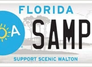 30a License Plate