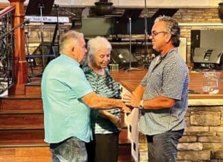 A Superior Q4 Hvac Winners James And Becky Mccroan Receive Their Award By Jimy Thorpe. James Served In The U.s. Navy.