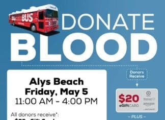 Alys Beach One Blood Drive