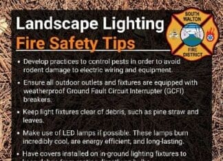 Landscape Lighting Fire Safety
