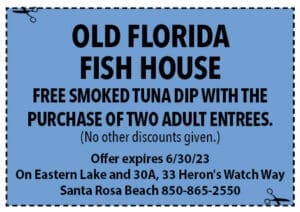 Sowal Life 2023 June Coupons Old Florida Fish House