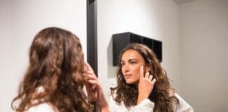 Blush Check Mirror