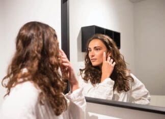 Blush Check Mirror
