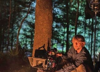 The Paper Bear Night Filming