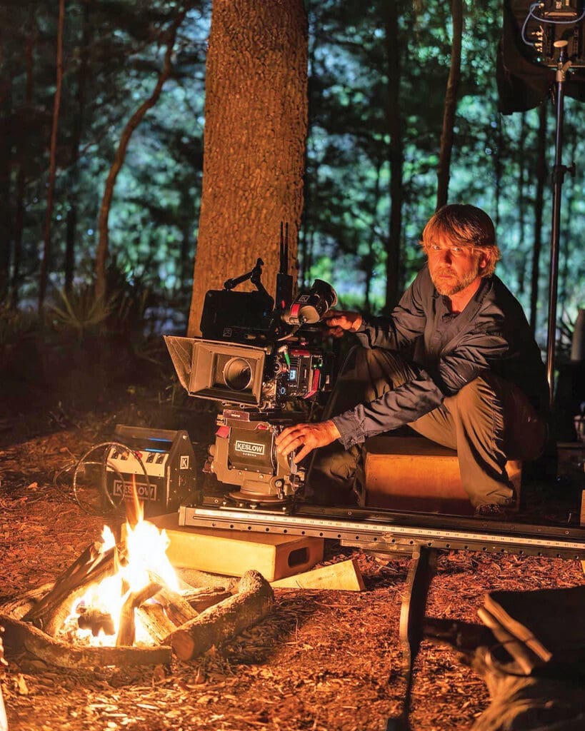 The Paper Bear Night Filming