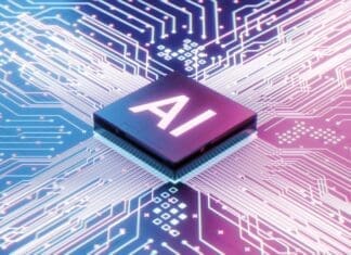 Ai Microprocessor On Motherboard Computer Circuit
