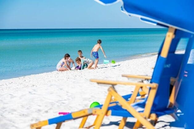 Watersound Club's Idyllic Private Beach.