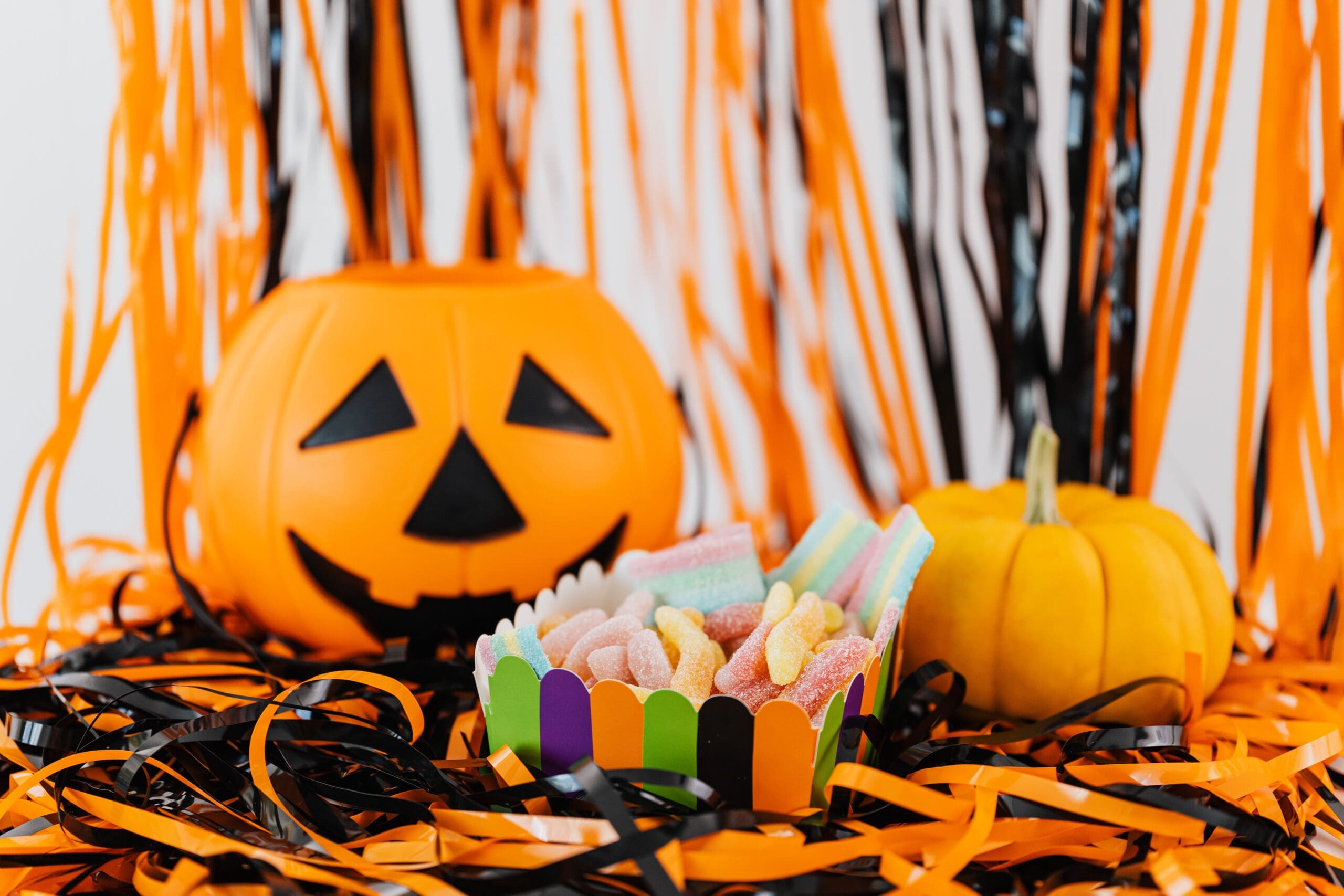 Halloween Pumpkin And Candy