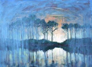 Dusk At Western Lake 2014 Web