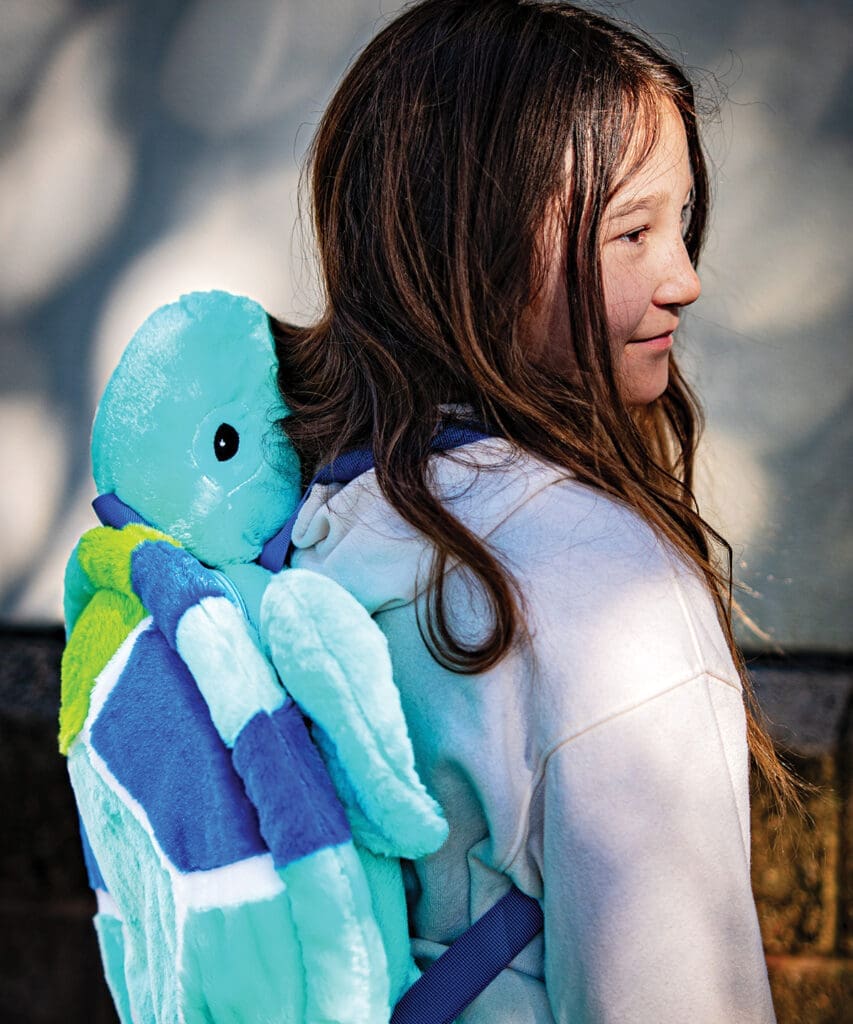 Theo the Turtle backpack