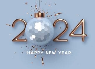2024 New Year Greeting Cards, Flyers, Posters.