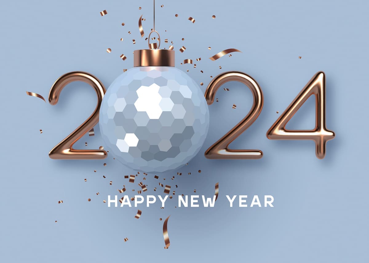 2024 New Year Greeting Cards, Flyers, Posters.