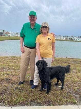 James, Suzanne, And Ruger At Home In Margaritaville