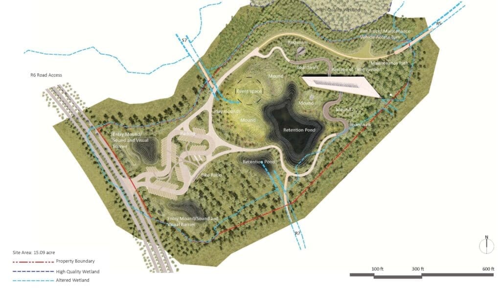 Longleaf Art Park Site Plan